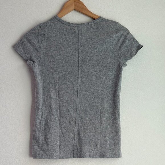 Madewell Essential Slim Tee in Lightweight Cotton in Hthr Medium Grey, Size XXS - Picture 9 of 9
